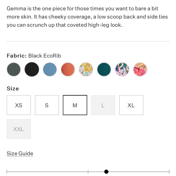 Vitamin A NWT Gemma One Piece Black Eco Rib One Piece Sexy Swimsuit XS - Picture 13 of 14